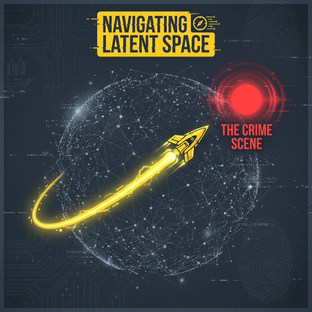 The Latent Map - Steering the Prompt Infographic