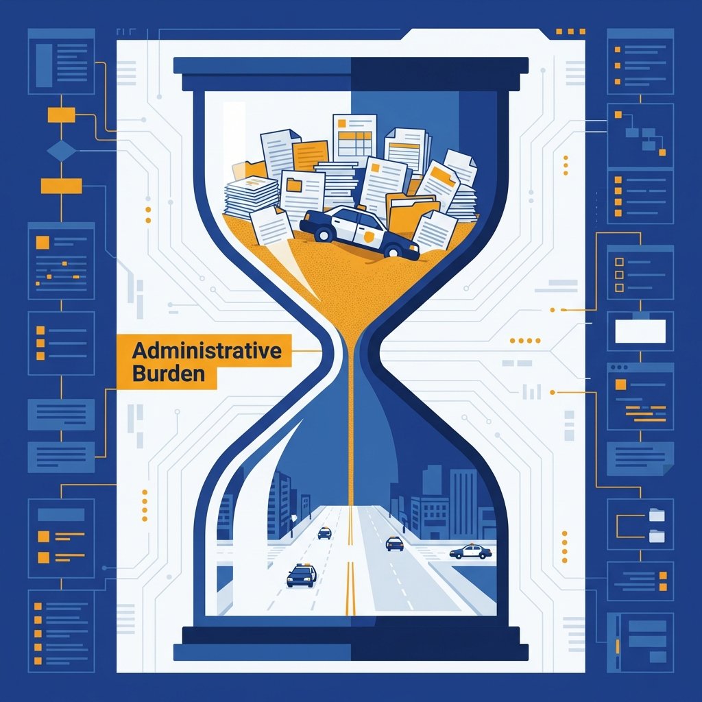 The Bottleneck - Administrative Burden Infographic